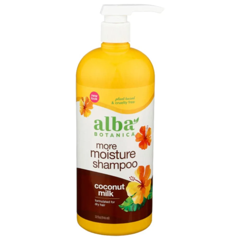 Alba Botanica - Drink It Up Coconut Milk Shampoo, 32 Oz