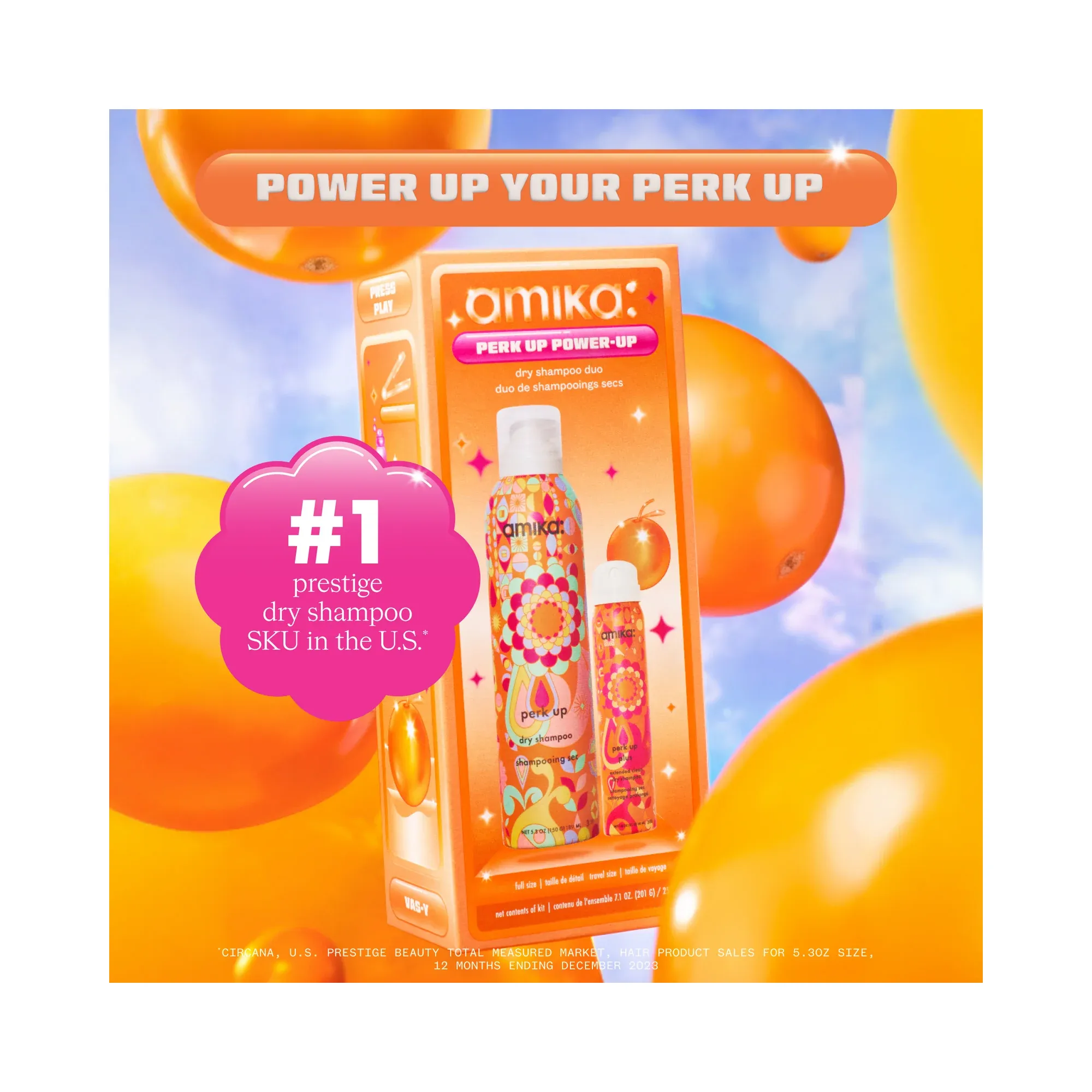 Amika Perk Up Power-Up Holiday set