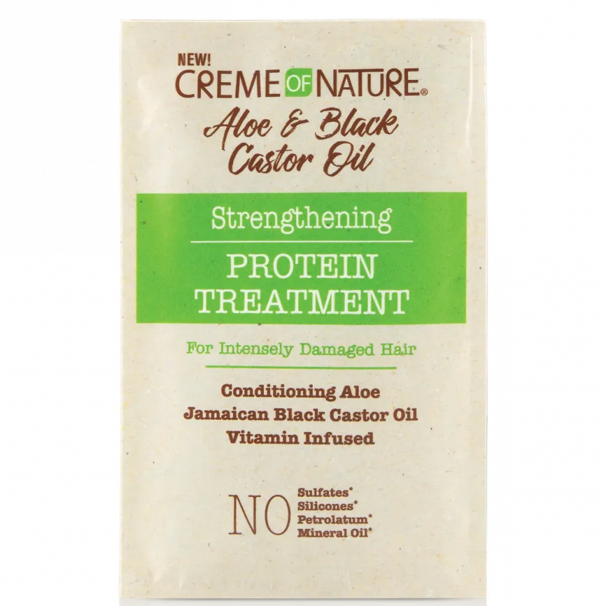 Creme of Nature Aloe & Black Castor Oil Protein Treatment 1.5 oz