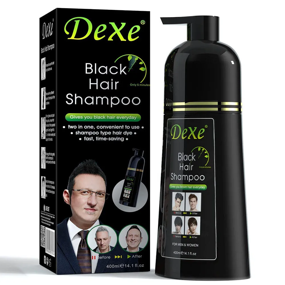 Dexe Black Hair Dye Shampoo