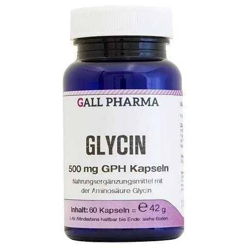 GLYCINE amino acid 500 mg capsules