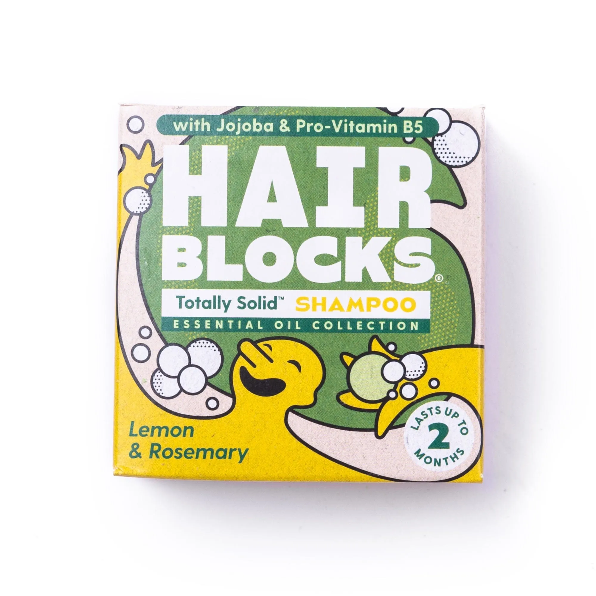 Hair Blocks Solid Shampoo Bar: Lemon & Rosemary