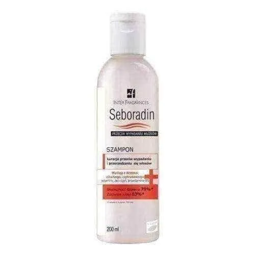 Hair loss shampoo, SEBORADIN Shampoo against hair loss 200ml