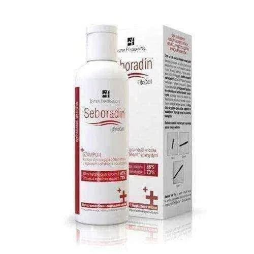 Hair regrowth, Seboradin FitoCell shampoo stimulating treatment of hair regrowth 200ml