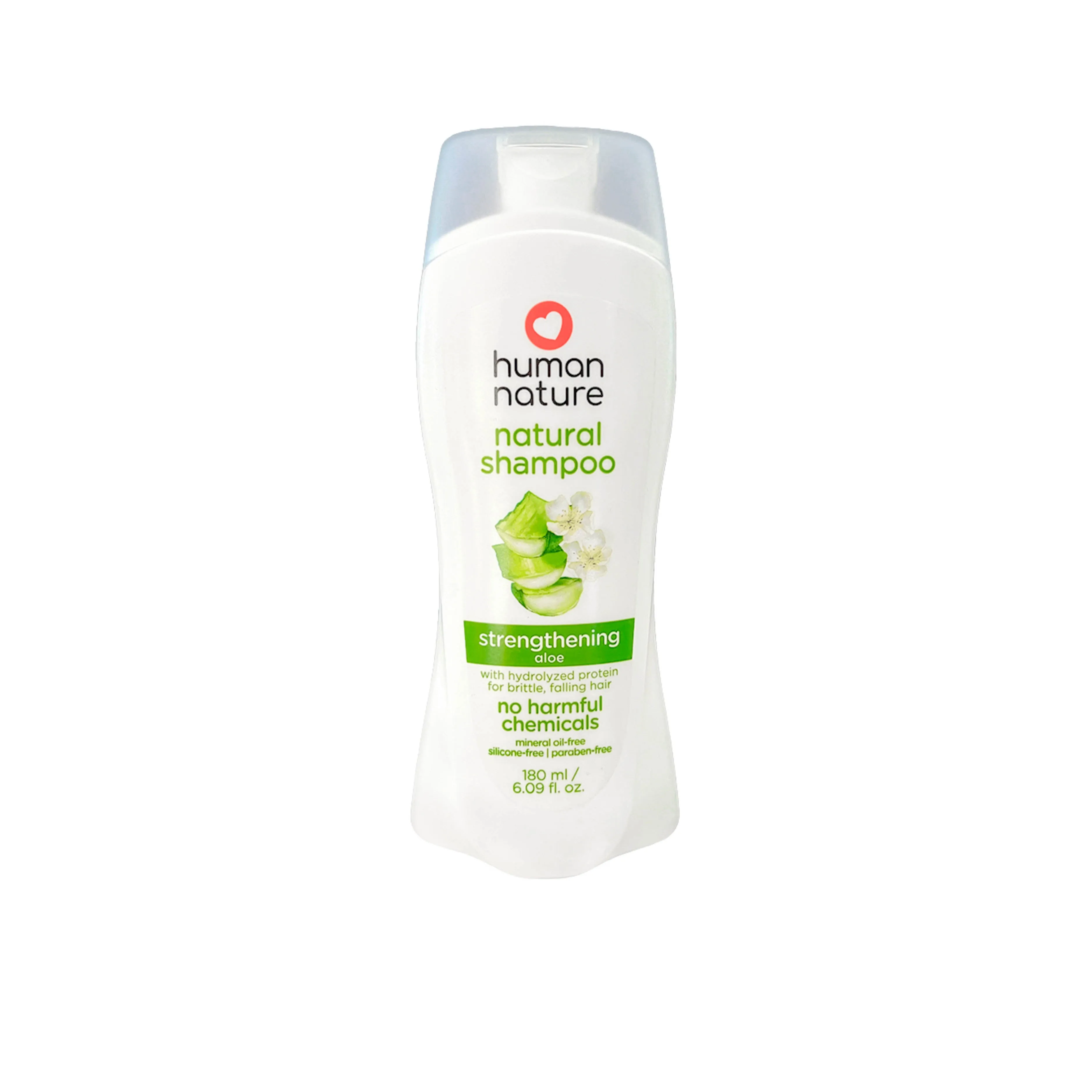 Human Nature Natural Strengthening Shampoo 180ml - Strengthening Aloe