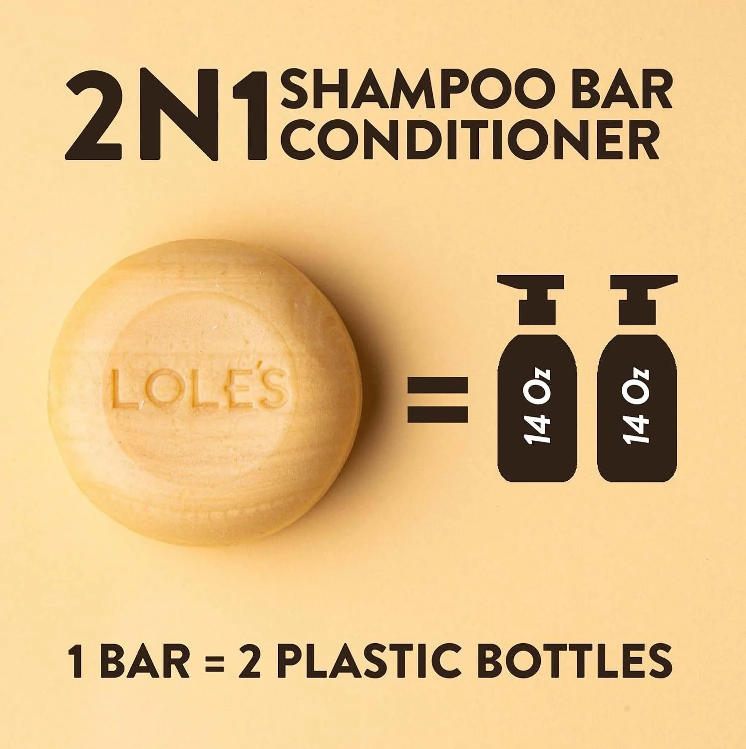 Jojoba Oil Shampoo Bar & Conditioner 2-in-1