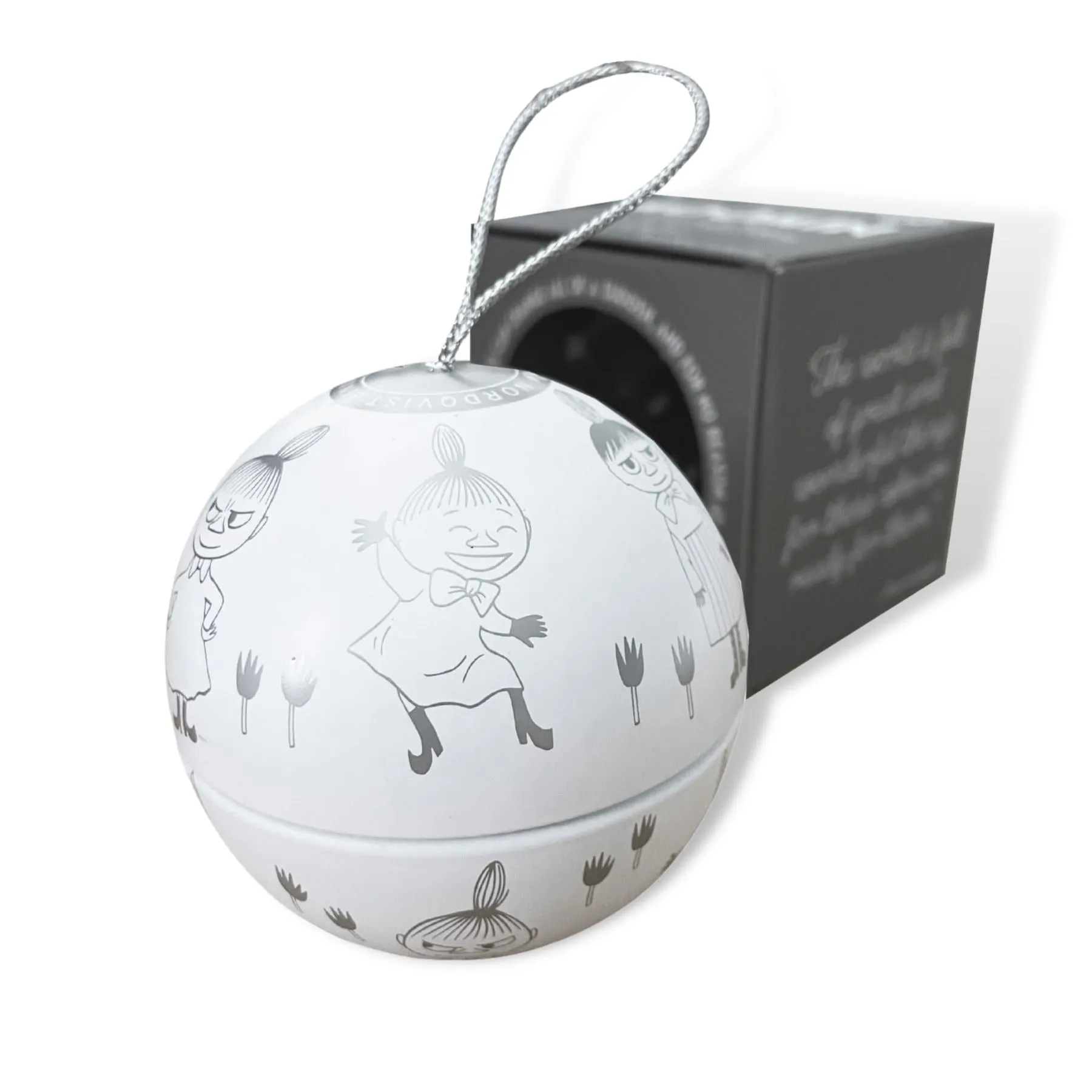 Little My Christmas Tea Bauble - Silver