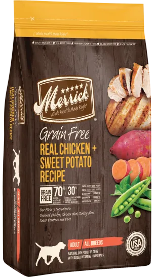 Merrick Grain Free Real Chicken   Sweet Potato Recipe