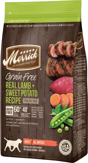 Merrick Grain Free Real Lamb   Sweet Potato Recipe