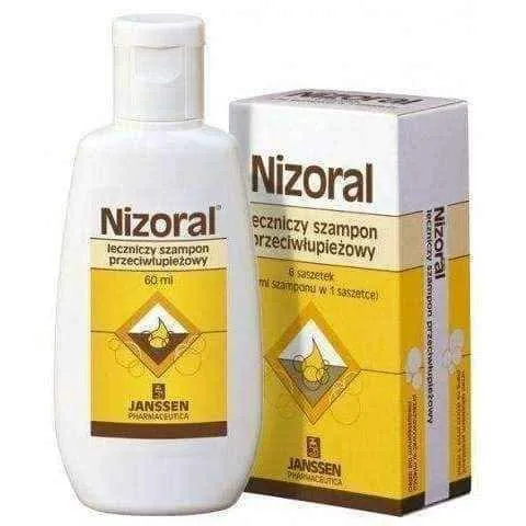 NIZORAL Shampoo 60ml, ketoconazole shampoo