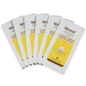 NIZORAL shampoo x 6 sachets, ketoconazole shampoo