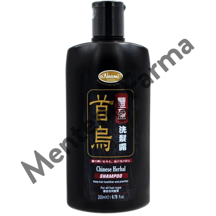 O'Naomi Chinese Herbal Shampoo 200 mL - Shampo Anti rontok dan Penyubur rambut