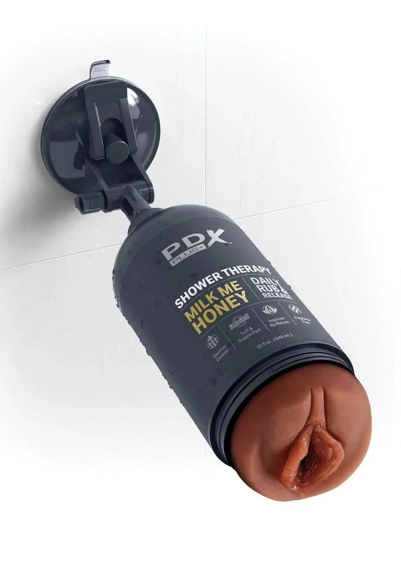 PDX Plus Shower Therapy Milk Me Honey Discreet Stroker