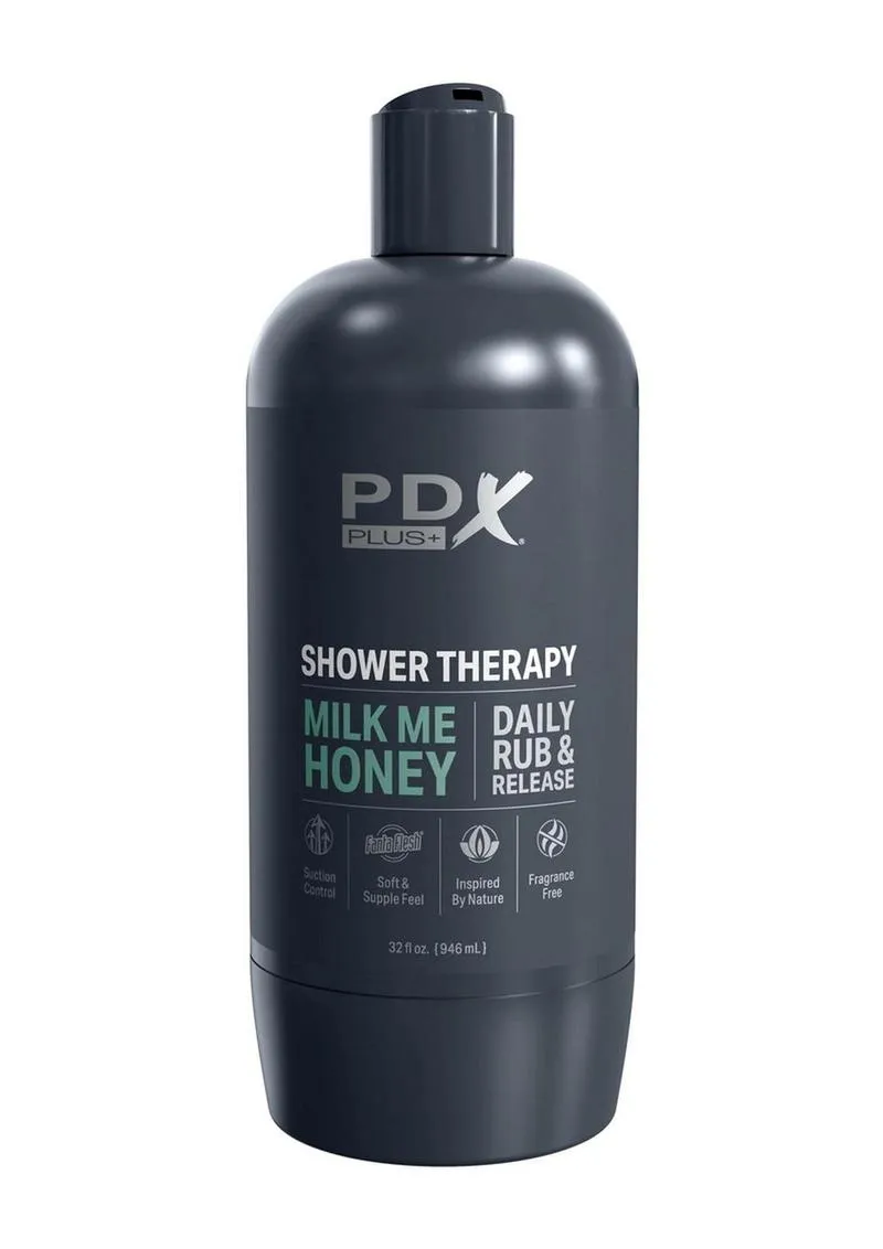 PDX Plus Shower Therapy Milk Me Honey Discreet Stroker