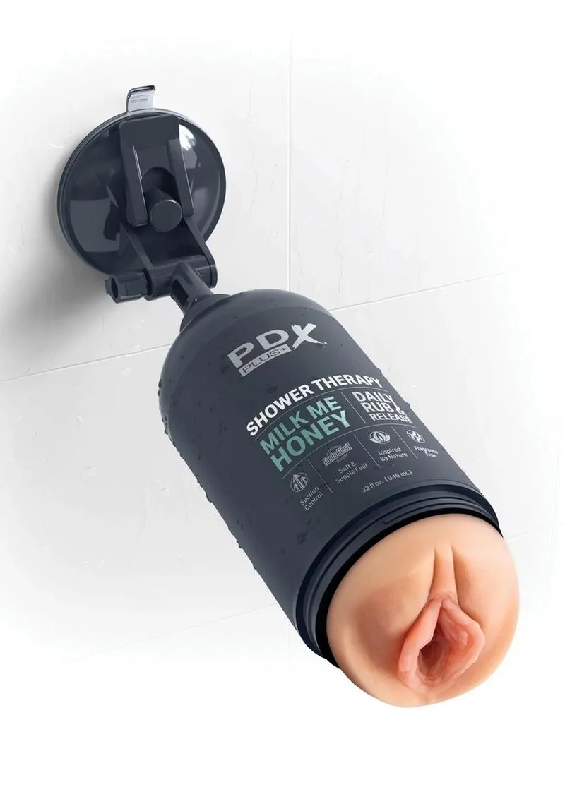 PDX Plus Shower Therapy Milk Me Honey Discreet Stroker