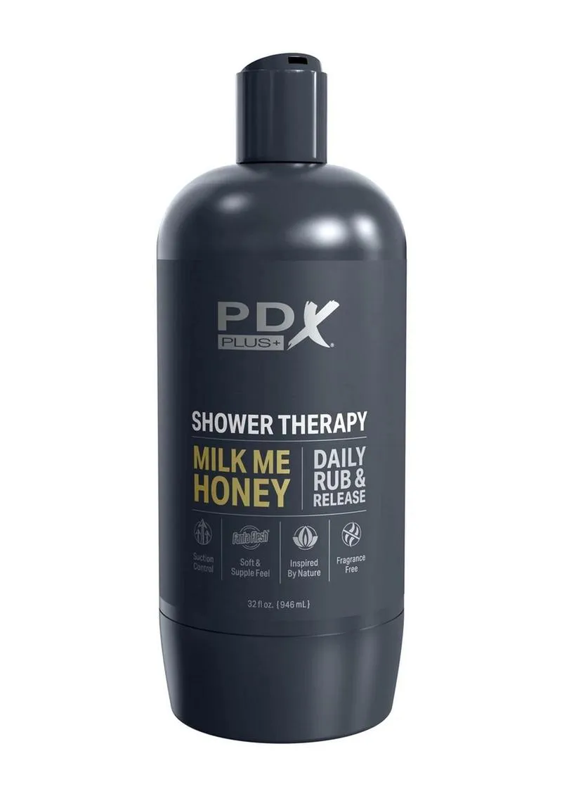 PDX Plus Shower Therapy Milk Me Honey Discreet Stroker