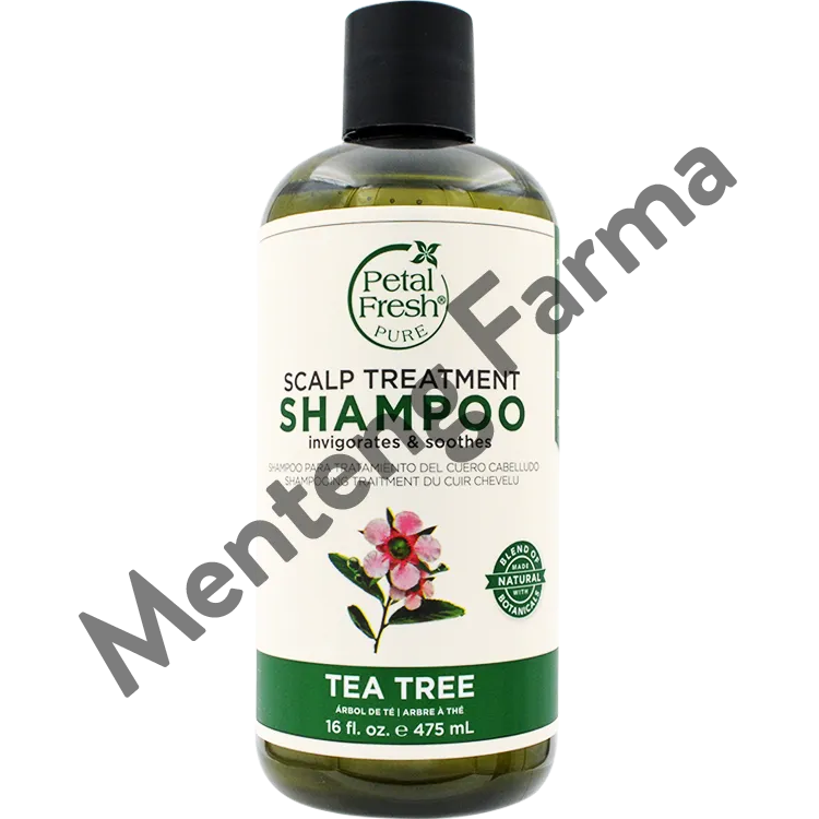 Petal Fresh Pure Shampoo Tea Tree 475 mL - Merawat Kulit Kepala dan Rambut