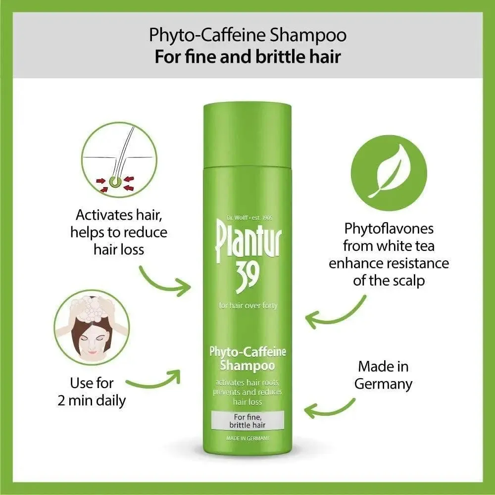 Plantur Caffeine Fine Hair Shampoo- 250ml Shampoo