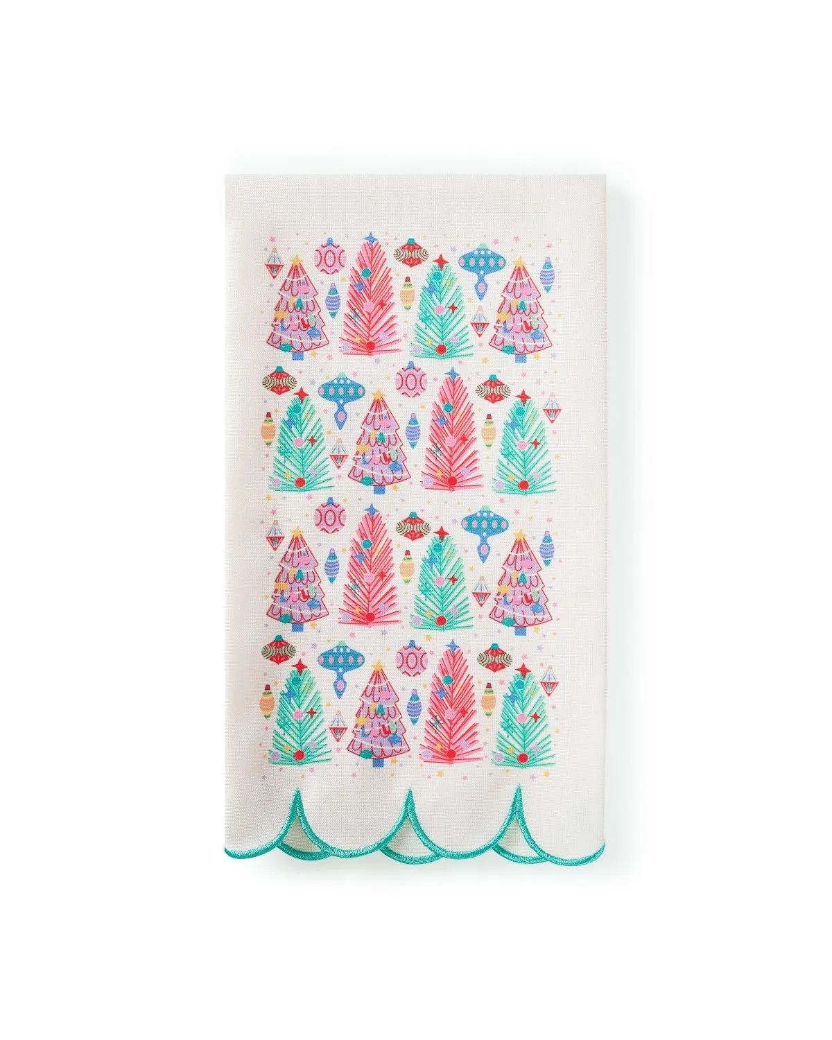 Tis The Season for Christmas Trees Tea Towel