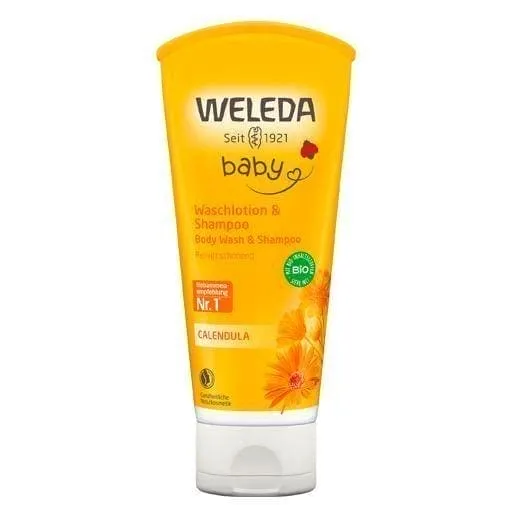 WELEDA BABY Calendula Wash Lotion & Shampoo