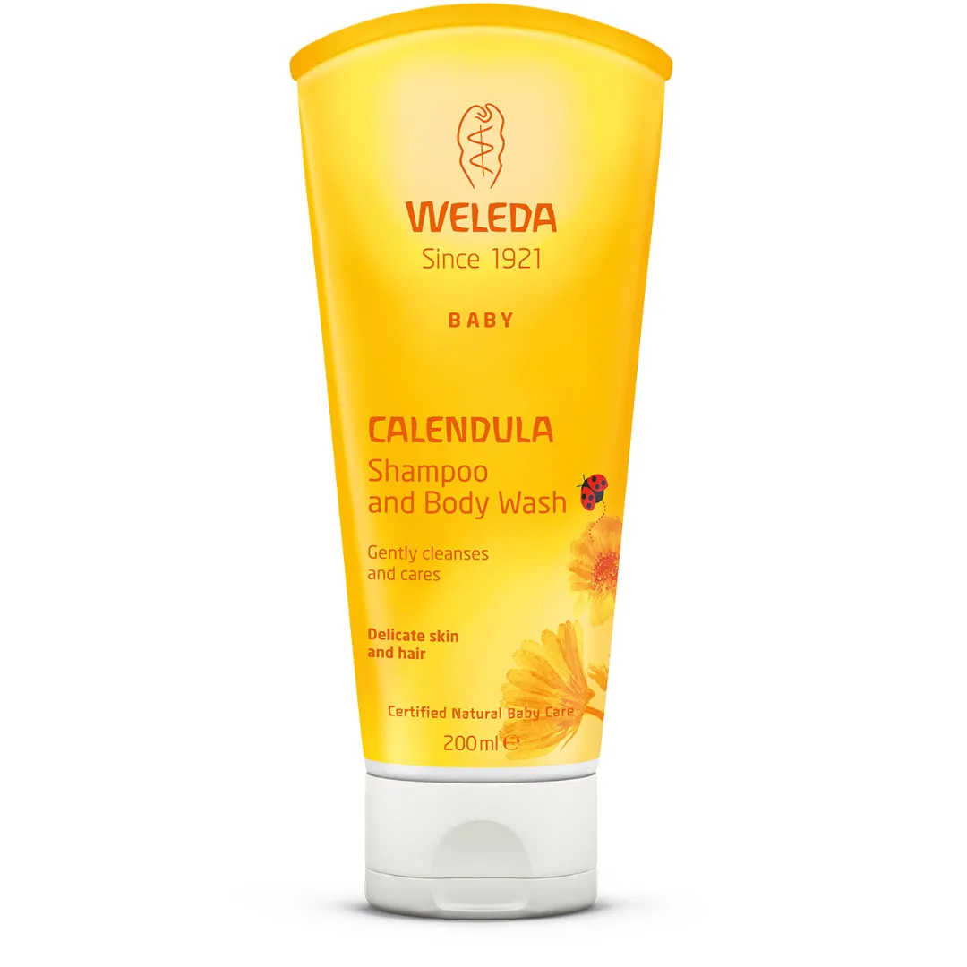 Weleda Calendula Shampoo & Body Wash 200ml